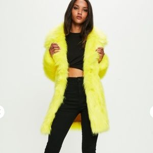Missguided DOLLS KILL Oversized Faux Fur Coat